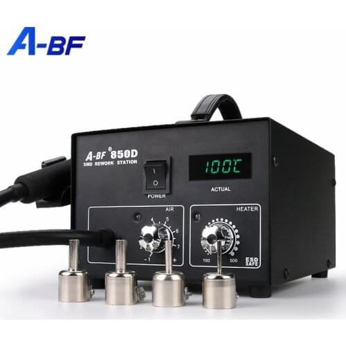 A-BF 850D Air Pump Type Soldering Welding Station Hot Air Gun Chip Level Adjustable Desoldering Station Maintenance Tool