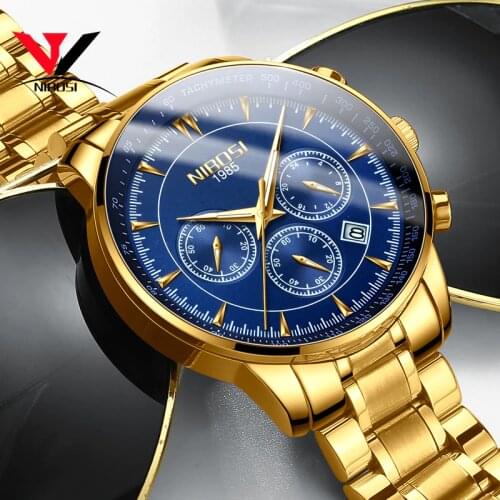 Relogio Masculino NIBOSI Quartz Watches Men Steel Band Men Watches 2018 Luxury Brand Waterproof Wrist Watches For Men Brand Saat