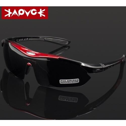 Kapvoe Men Mountain MTB Sunglasses Cycling Polarized Glasses Road Bicycle Sports Goggles Women Bike Riding Eyewear Accessories
