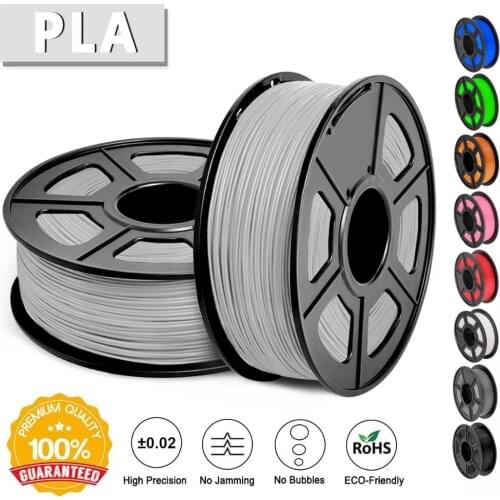 SUNLU PLAPLUS 1KG Filament 3D Printer Material Fast Shipping No Bubble Bendable Non-Toxic