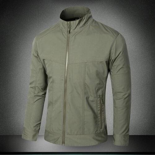 Spring autumn mens military tactical camouflage outerwear coat outdoor men hiking stand collar waterproof windbreaker jackets