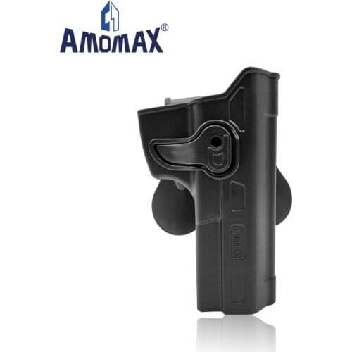 Amomax Quick Draw Rigid Tactical Polymer Paddle Holster Fits Taurus PT100