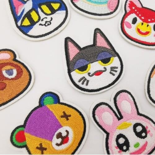 Animal Crossing Horizons NPC Punchy Stitches Tom Nook Moe Chrissy Pompom Lily Celeste Patch Villager Accessories Sticker Game