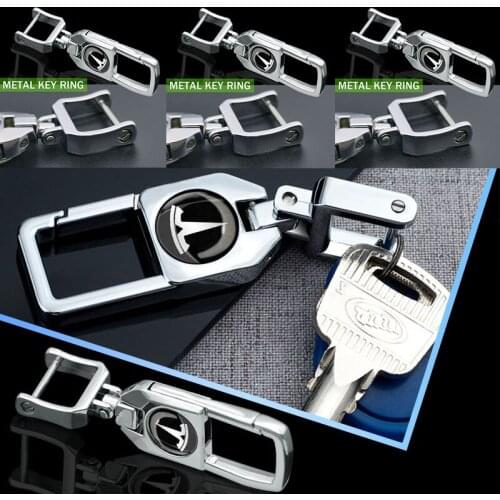 1pcs Car Logo Keyring Auto Keychain Key Trinket Goods for Tesla Model 3 2021 Model S X Y Style Roadster Invader Coil Mod WYE K80