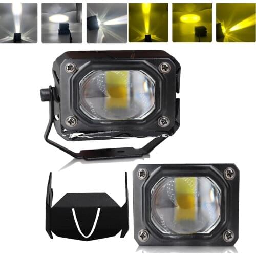 3'' Car LED Work Light Bar 60W Projector Lens Driving Lamp 3000K 6000K 10000LM Fog Lights for Offroad Boat Tractor Truck 4X4 SUV