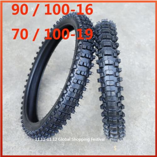 90 / 100-16, 70 / 100-19 "suit motorcycle tire + inner tube is suitable for cross-country motorcycle race