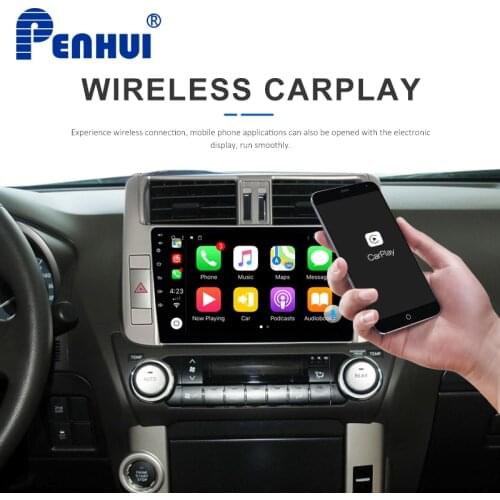 Car DVD For Toyota Land Cruiser Prado 150 2010-2013 Car Radio Multimedia Video Player Navigation GPS Android 10.0 Double Din