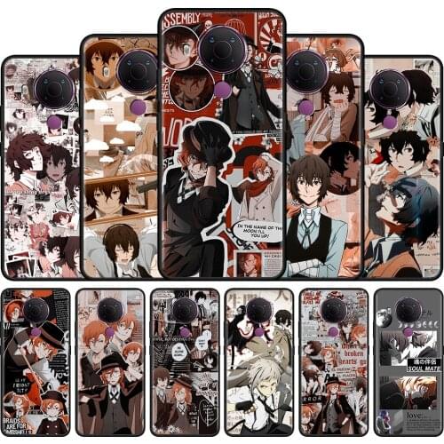 Bungo Stray Dog Anime Phone Case For Nokia X10 X20 XR20 7.2 G10 G20 8.3 5.4 5.3 3.4 2.4 1.4 Silicone Cover Black Fundas