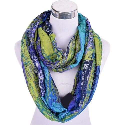 Design Fashion Cotton Infinity scarves Hot Tartan Plaid print Viscose Tube scarves Woman Check Circle Scarf V8A9222