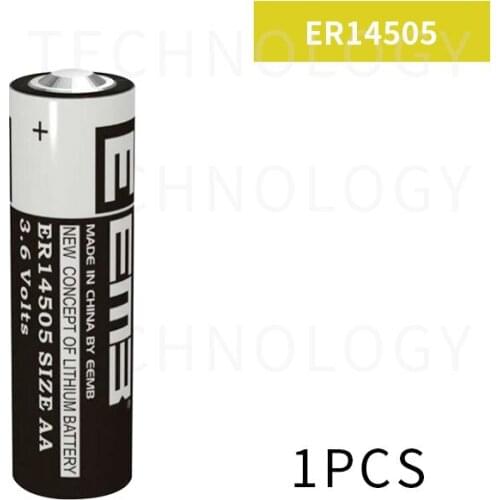 1pcs EEMB ER14505 AA 3.6V 2400mAh Lithium Battery Brand New,Patrolling rod lithium battery PLC instrument battery