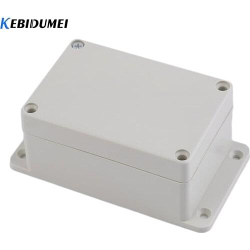 Kebidumei New Arrival Rectangular Shape Waterproof 100*50*68mm ABS Plastic Electronic Box Power Supply Case Wiring Box