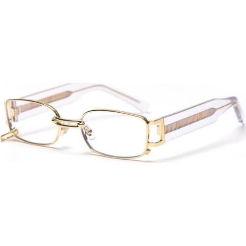 Classic Retro Clear Sunglasses Women Small Square Frame Sun Glasses Ladies Black Sunglasses Men Fashion Eyewear UV400 NX