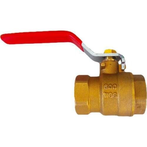 Brass ball valve 1/4" 3/8" 1/2" 3/4" 1" 1-1/4" 1-1/2" 2 inch NPT Female Thread Ball Valve pipe fitting connector for water