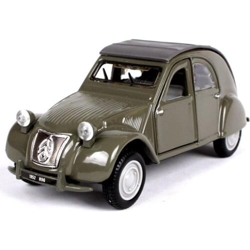 1:32 Scale Metal Alloy1955 Citroen DS19 Citroen Vintage & Romeo Spider Classic Car Model Diecast Vehicles Toys Collection