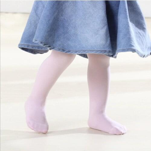 Lovely Candy color baby girl tights for girls bebe newborns toddler infant ballet dance pantyhose solid velvet infantile 0-2Y