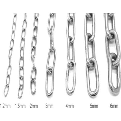 Stainless steel chain washing 1.2/ 1.5 /2 /2.5 /3 /4 /5 /6 /8 /10mm thick