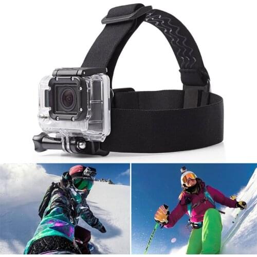 Non-slip Elastic Head Strap For Gopro Hero 3 /4 /HD Sports Camera Accessory Adjustable Head Strap Belt Harness Chest Strap