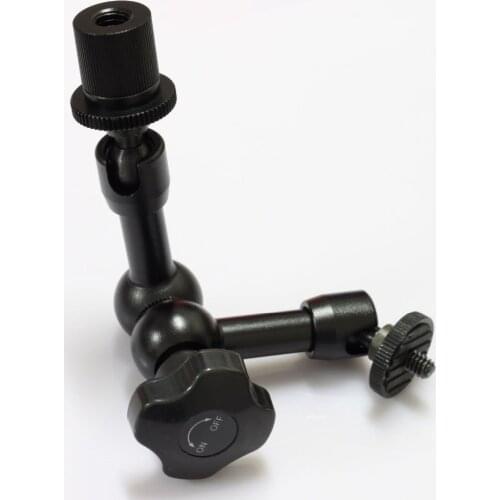 New 7" Articulating Magic Arm with 1/4" to 3/8" female adaptor for rail system