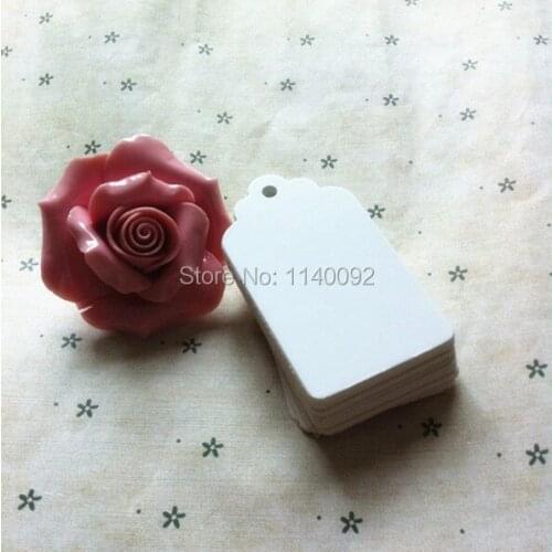 Wholesale 350GSM Cardboard Blank White Retro Gift Swing tag 4x7cm,500pcs a lot Free shipping,DIY kraft paper top quality hangtag
