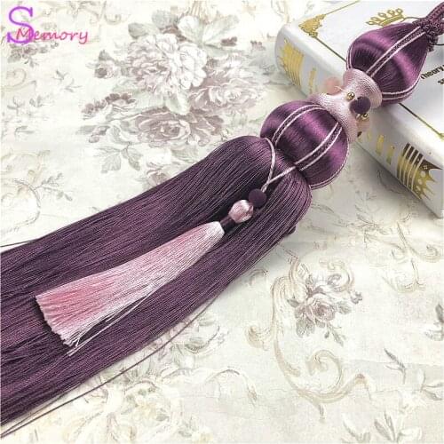 Ball European curtain tassels hanging ball tie strap holder accessories home decor