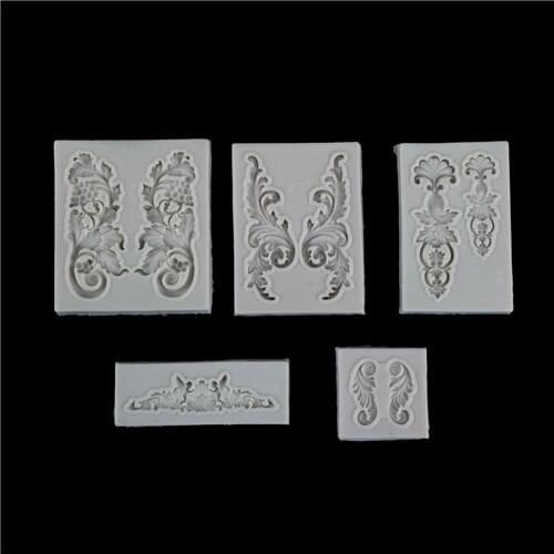 Flowerlike Sugar craft Border silicone mold fondant mold cake decorating tools cake mold Xmas Decor Cake Tools high quality