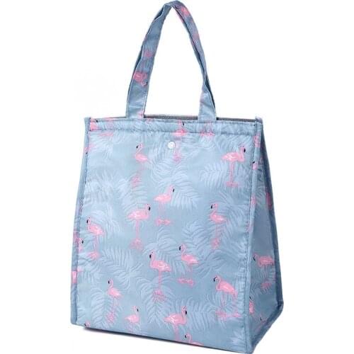 Flamingo Thermal Bags Portable Baby Food Feeding Milk Bottles Keep Warm Mummy Travel Waterproof Insulation Handbag MBG0330