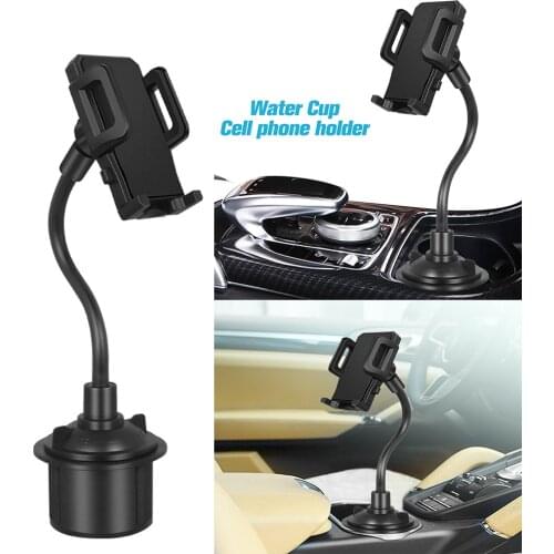 Universal Car Cup Mount Mobile Phone Holder Stand Adjustable Gooseneck Cradle Support In Car Smartphone Accessories