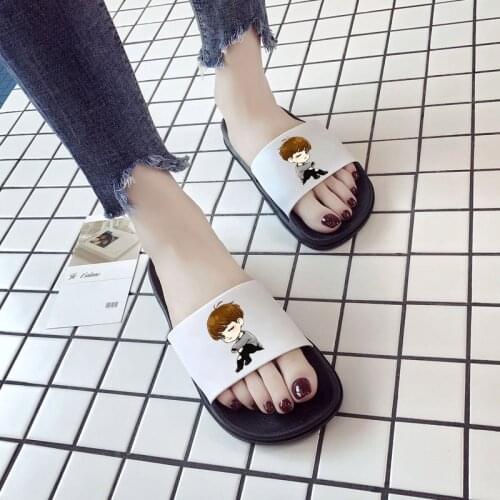 Women Slippers Home Slippers Slip On Flip Flops Beach Slippers Zapatillas Mujer Bathroom Slippers girls Ladies Sandals