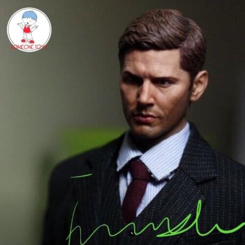 1:6 Supernatural Dean Winchester Jensen Ackles Male Head Sculpt For 12" Action Figure Body Toys