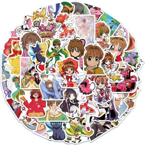 10/50pcs Cartoon Magical Girl Madoka Graffiti Stickers Suitcase Motorcycle Notebook Waterproof DIY Sticker Waterproof