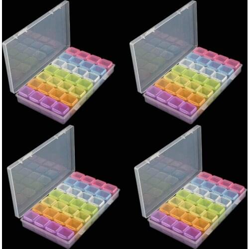 28Lattices Dismountable Diamond Embroidery Accessories diamond painting Boxes Cross Stitch Cases Storage Organizer Home Sto