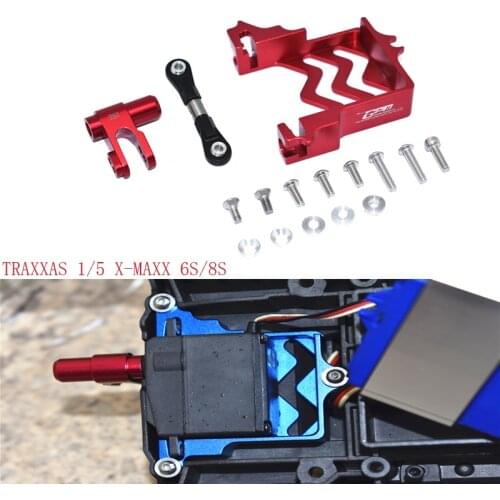 ALUMINUM SERVO MOUNT +STAINLESS STEEL TIE ROD+25T ALUMINUM SERVO HORN TRAXXAS 1/5 X-MAXX 6S/8S TXM024