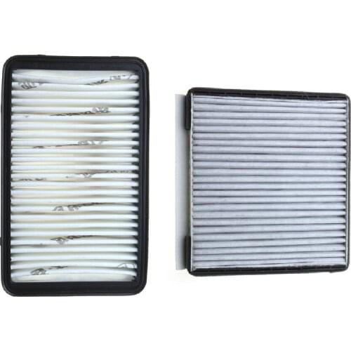 Auto Engine Air Filter +Cabin Air Filter 2 Pcs Set For Hyundai i20 ELANTRA - Verna Kia K2 Car accessories+Box
