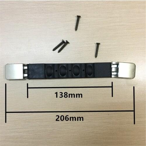 Black Box Handle Knobs,Suitcase Fittings Luggage Plastic Handle,206mm,8pcs