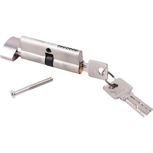 Door Cylinder Lock Anti-Theft Entrance Brass Door Lock Home Security Interior Bedroom Lock Cylinder