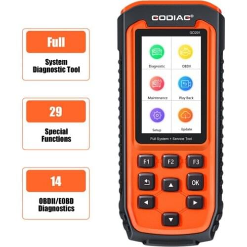 GODIAG GD201 Professional OBD2 All-Makes Full System Diagnostic Tool with 29 Special Functions