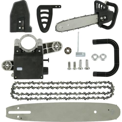 11.5inch M10 Chain Saw Part Bracket Adjustable Electric Chainsaw Parts Universal Eletric Angle Grinder Into Chain Saw