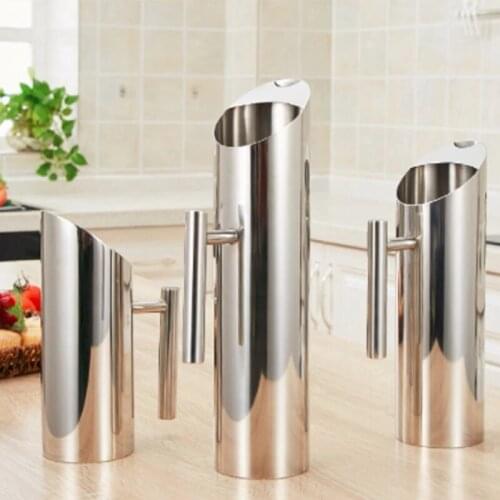 Water Kettle 304 Stainless Steel Multi-function Ice Cold Freeze BEER Bar Fruit Juice Pitchers Red Wine Pot Divider Containers