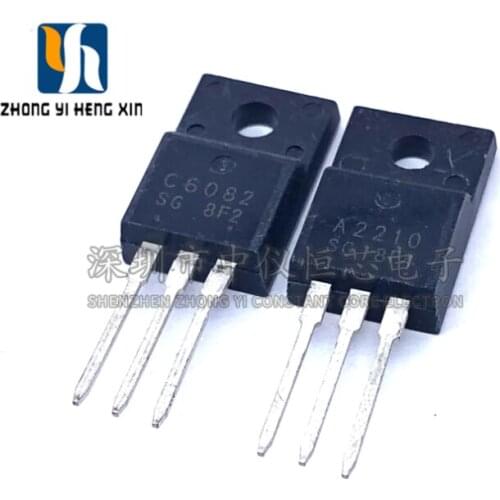 Xinyuan 10PCS/LOT A2210 C6082 TO-220F 5Pairs (5PCS/LOT 2SA2210 + 5PCS/LOT 2SC6082) TO-220 new original