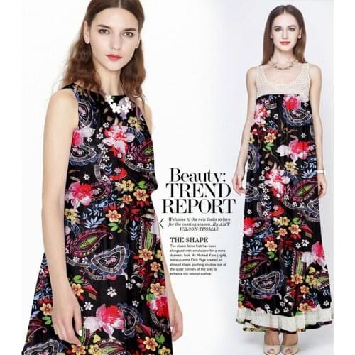 New natural silk fabric for dress shirt 140cm wide 16mm silk crepe de Chine cloth printing spring and summer digital inkjet