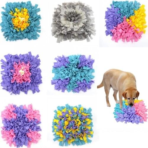 2021 New Dog Snuffle Mat Find Food Training Blanket Mechanical Wash Cat Dog Sniffing Mat Large Size Puzzle Toy Pet Nose Pad