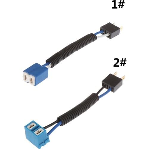 New Car H7 Headlight Ceramic Bulb Holder Extension Automotive Wire Halogen Adapter Socket Lamp Connector 1PC