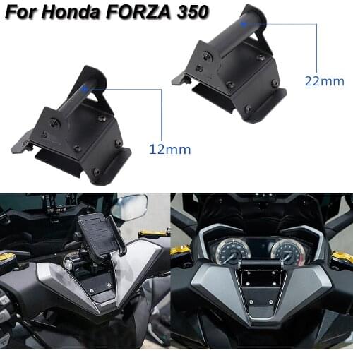 Forza350 Motorcycle For Honda Forza 350 Front Phone Stand Holder Smartphone Phone GPS Navigaton Plate Bracket