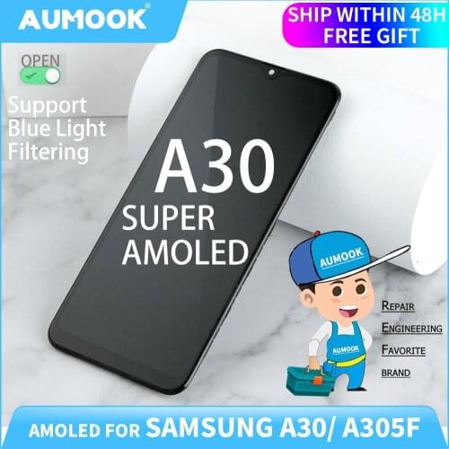 Super AMOLED For Samsung Galaxy A30 SM-A305F Display lcd Screen replacement for Samsung A30 A305 A305F display lcd screen module