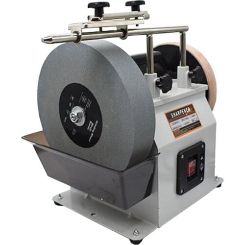 10Inch Knife Sharpener Fixed Speed Water Cooled Grinder Polishing Machine Device DIY Accessory Tool Portable Equipment 220V/180W