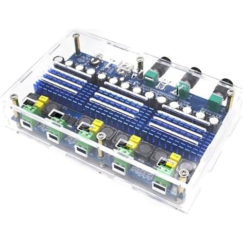 Xh-A310 Digital Power Amplifier Board Four-Channel Dual Bass Stereo with Tuning 4-Channel Tpa3116D Class 2 Amplifier