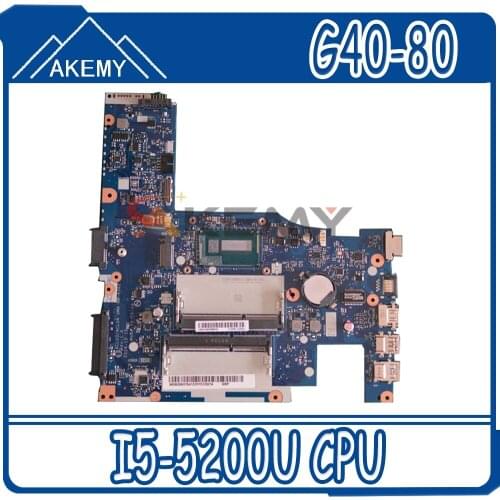 ACLU3/ACLU4 UMA NM-A362 NM-A272 For LENOVO G40-80 G40-70 Core I5-5200U 14 Inch Laptop motherboard Mainboard