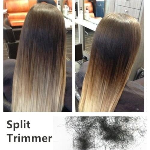 Cordless Split End Hair Trimmer - Salon Professional Beauty Tool - for Men and Women - Includes 1/4 and 1/8 in Trim Settings, Ha