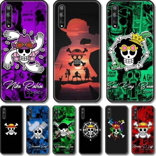 Cool skeleton Phone Case For Huawei Y 5 6 7 8 9 A P S Pro 2020 2019 Black Shell Cover