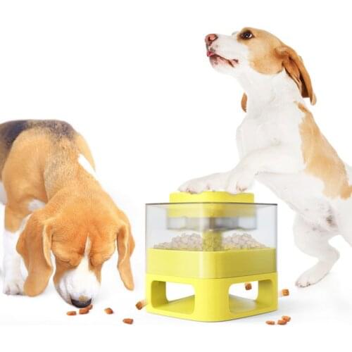 Dog Bowls Pet Supplies Catapult Puzzle Training Slow Food Spiller Dog Toy Catapult for Dogs Great Alternative to Slow Feeder